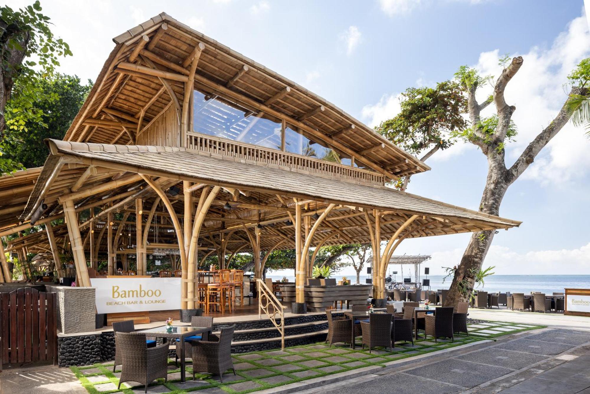 Prama Sanur Beach Bali Exteriör bild Bamboo restaurant in Bali